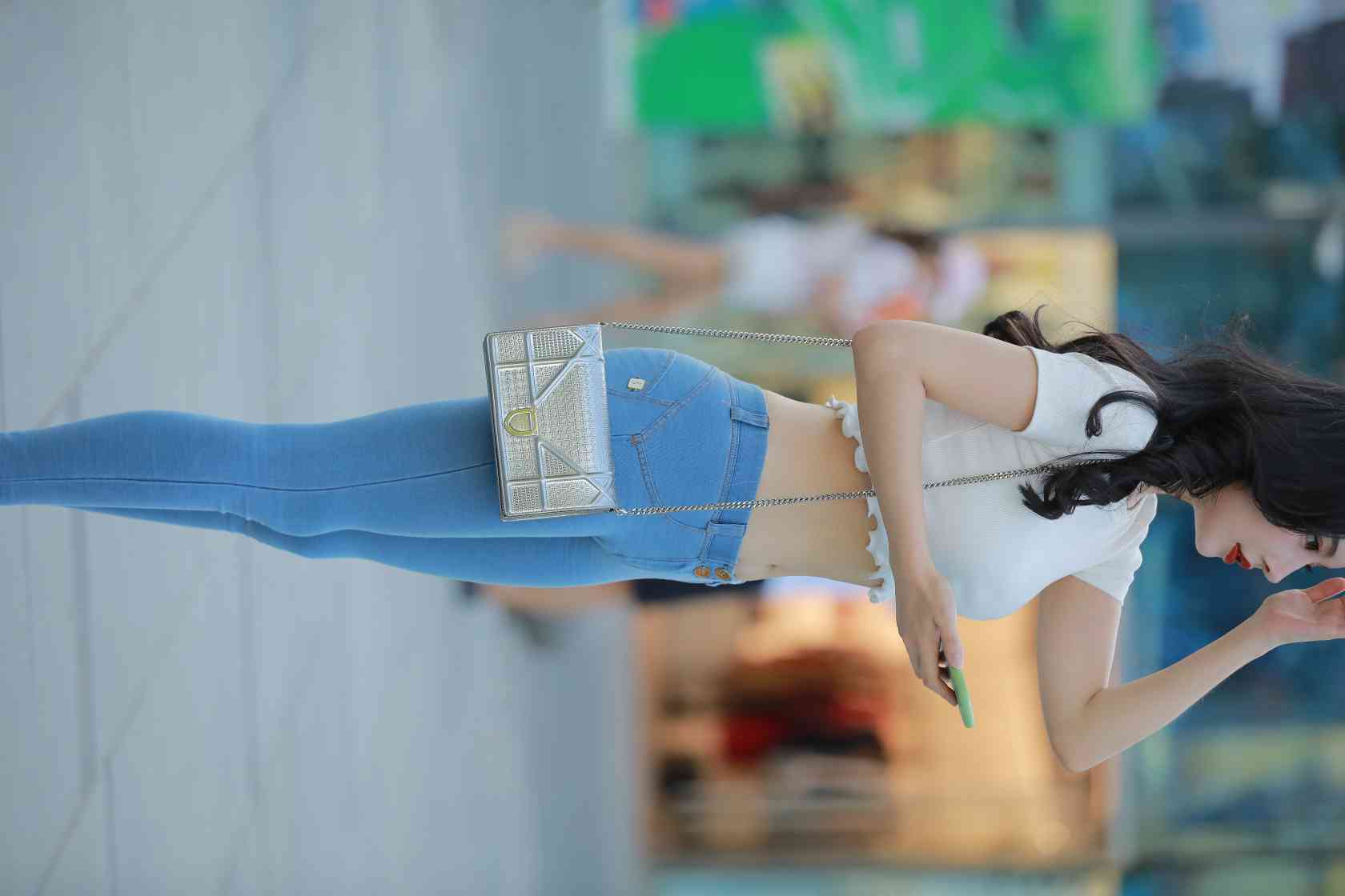 图片[3]-非常漂亮的紧身牛仔裤女孩【115P】04016-美色吧