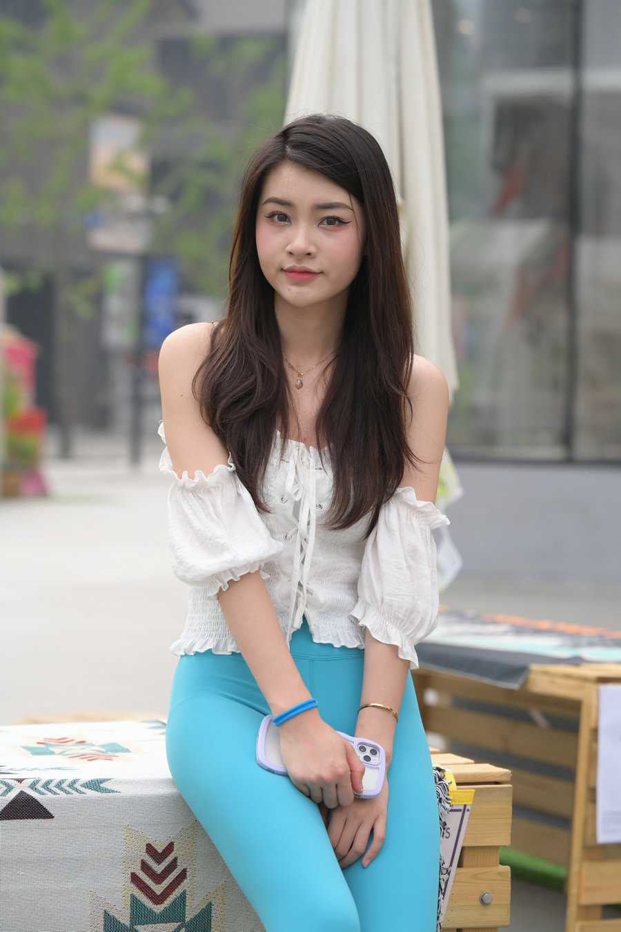 图片[2]-蓝色瑜伽裤漂亮女孩 J3299 769P-12.9GB-美色吧