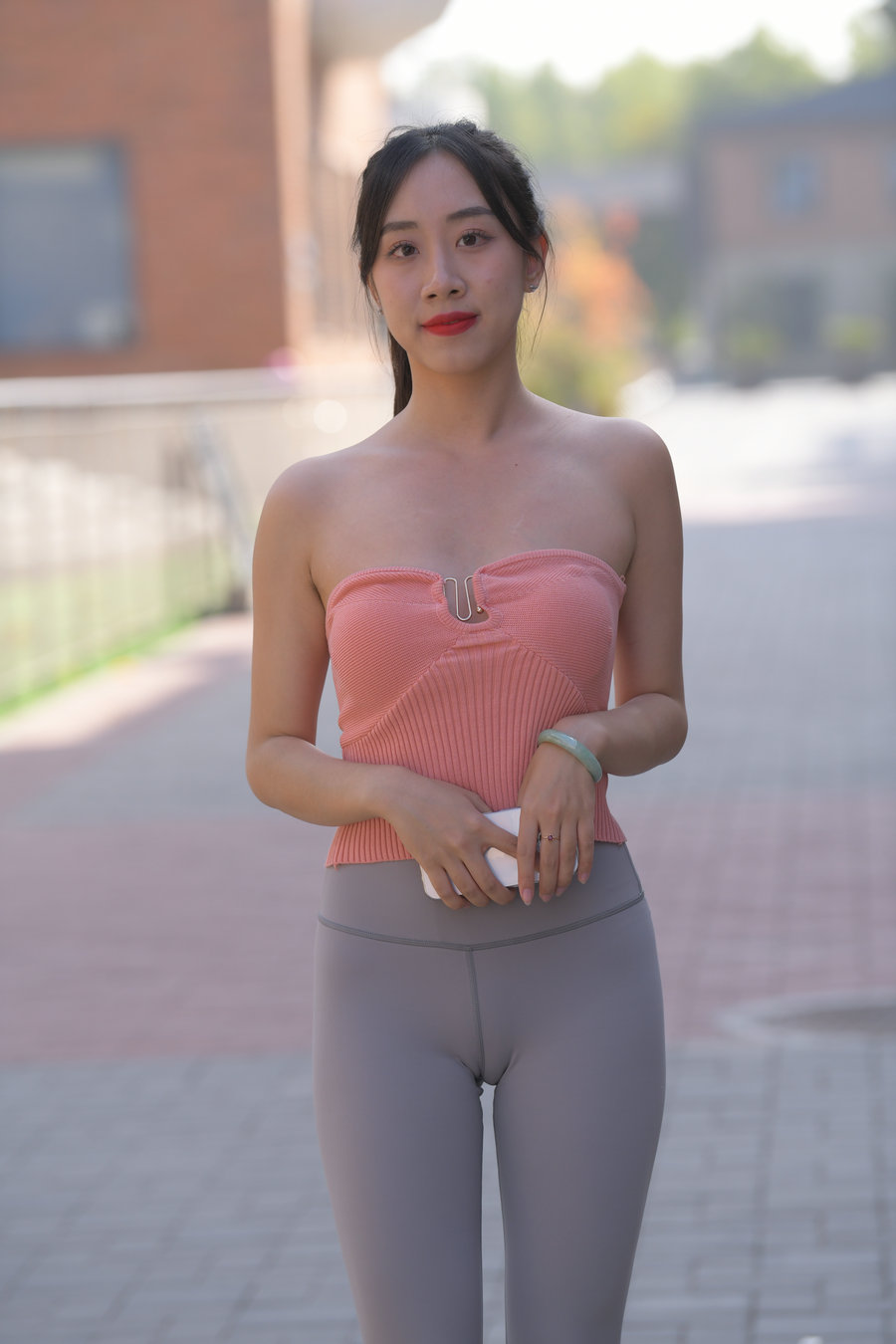 图片[1]-灰色瑜伽裤女孩J4905 522P1V-25.8GB-美色吧