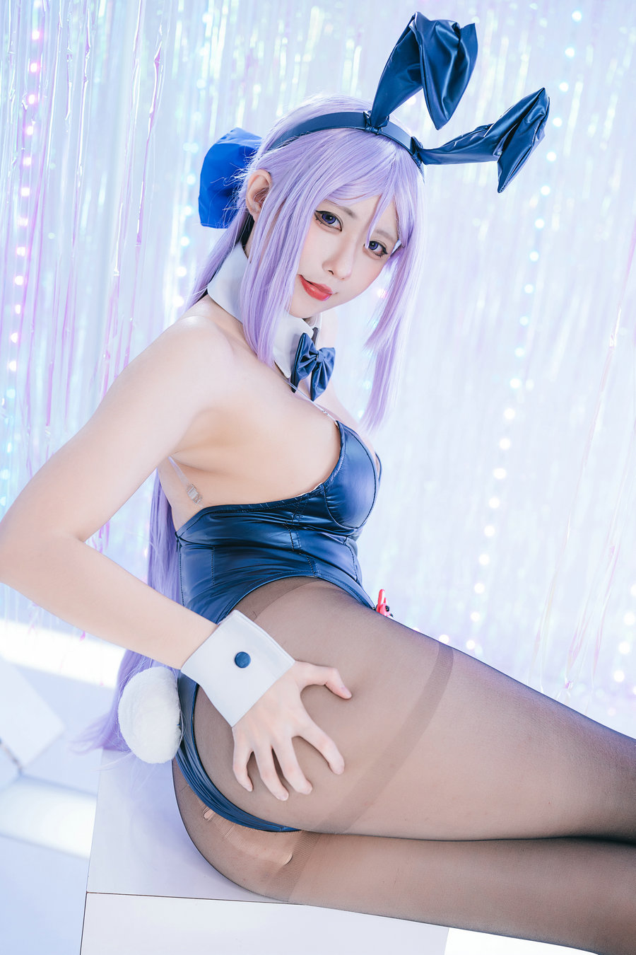 图片[1]-C502132 小空sora – 碧蓝档案 飞鸟马时 兔女郎 [28P4V-165MB]-美色吧