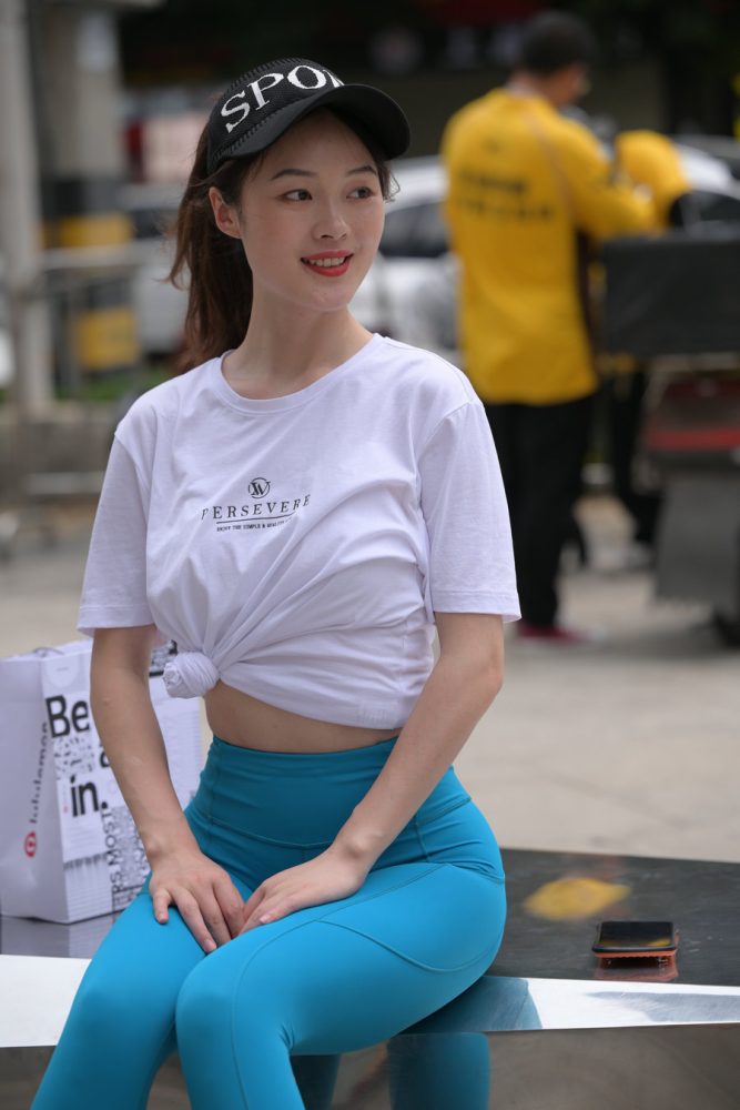 图片[2]-蓝色瑜伽裤阳光女孩J2095 611P1V-21.8GB-美色吧