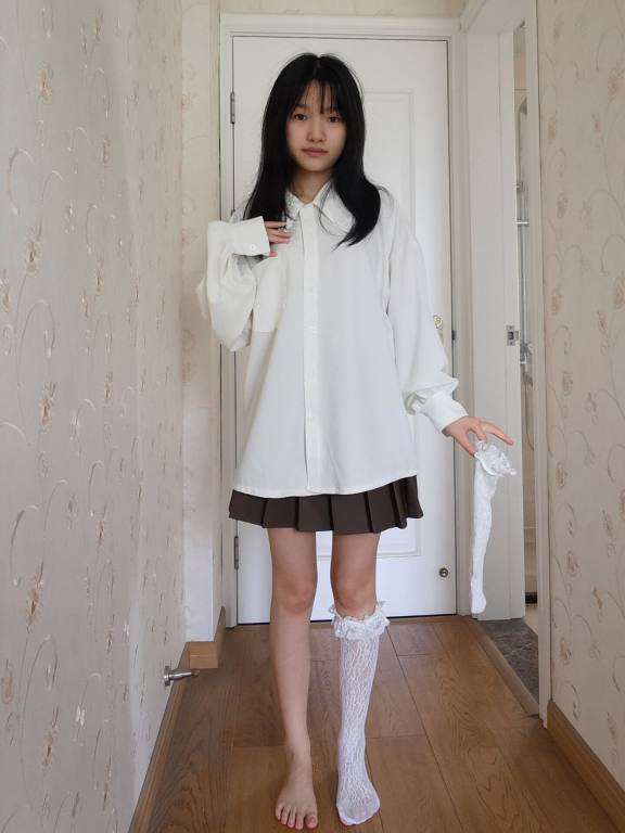 图片[1]-百褶裙可爱又大方的小姑娘【122P】20002-美色吧
