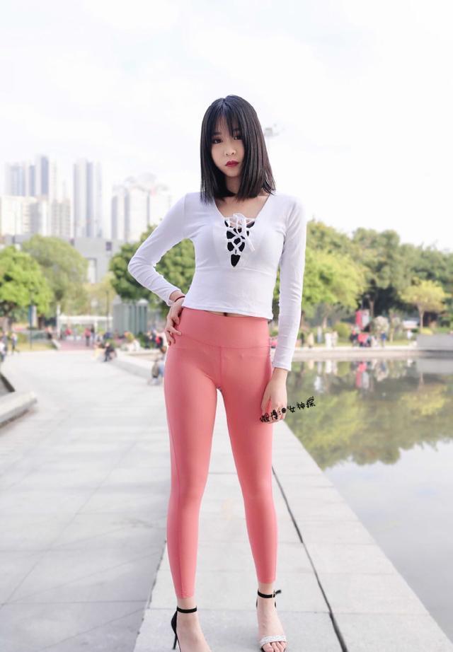 图片[2]-粉色瑜伽裤年轻女孩 J1311 417P17V-14.9GB-美色吧