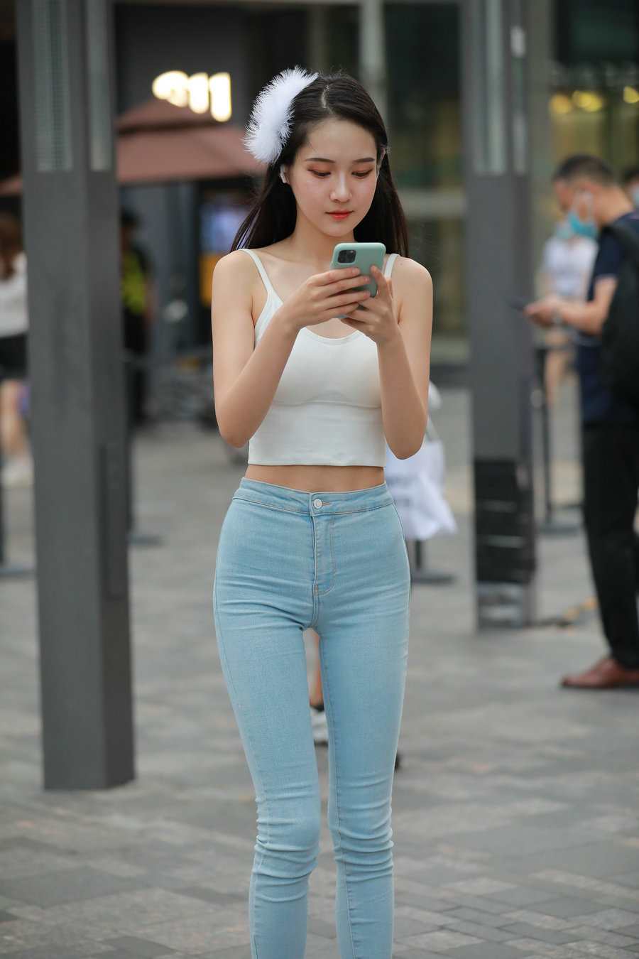 图片[3]-非常漂亮的牛仔裤女孩 J2144 98P1V-1.92GB-美色吧