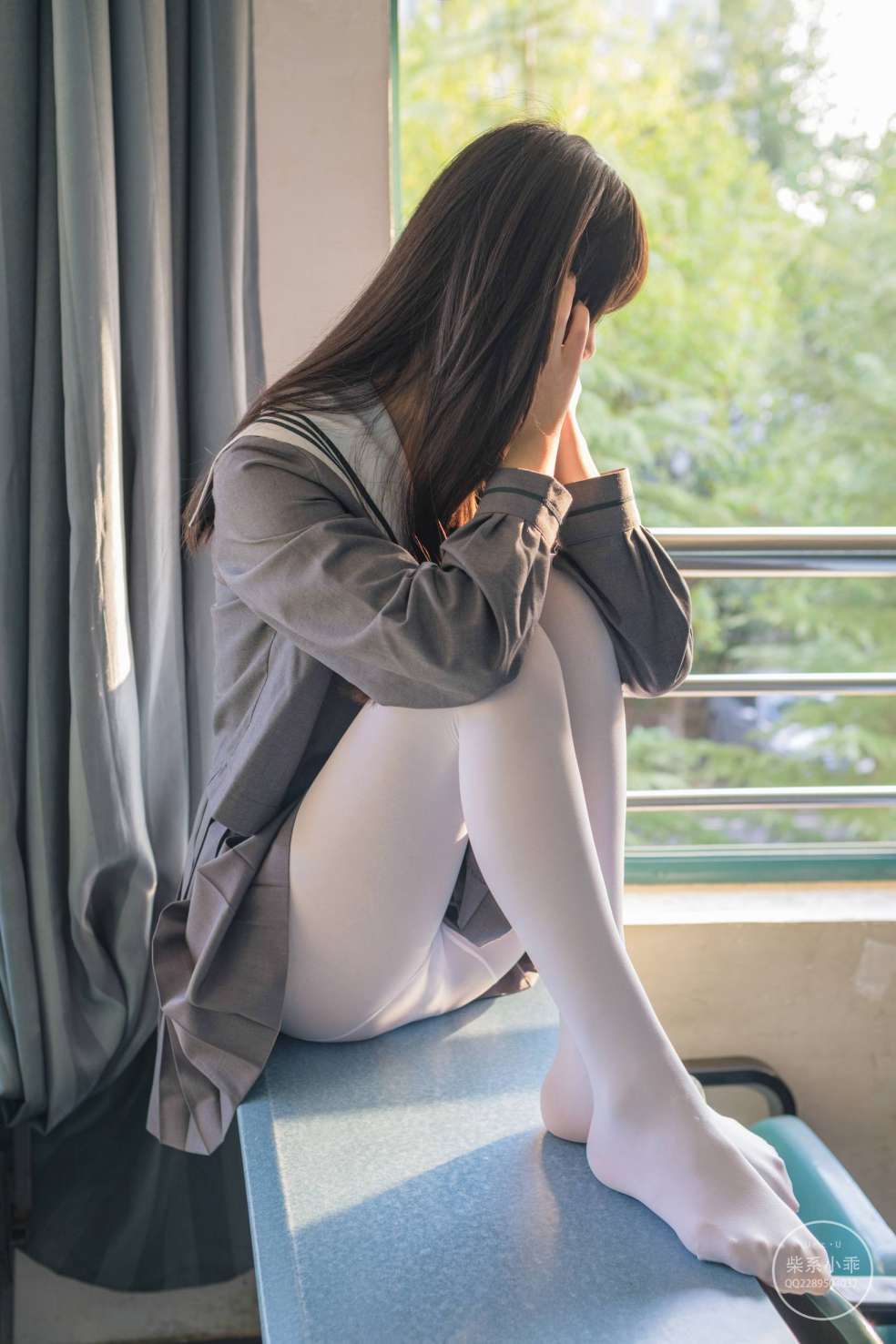 图片[4]-白丝清纯少女真的太可爱了【60P】20001-美色吧