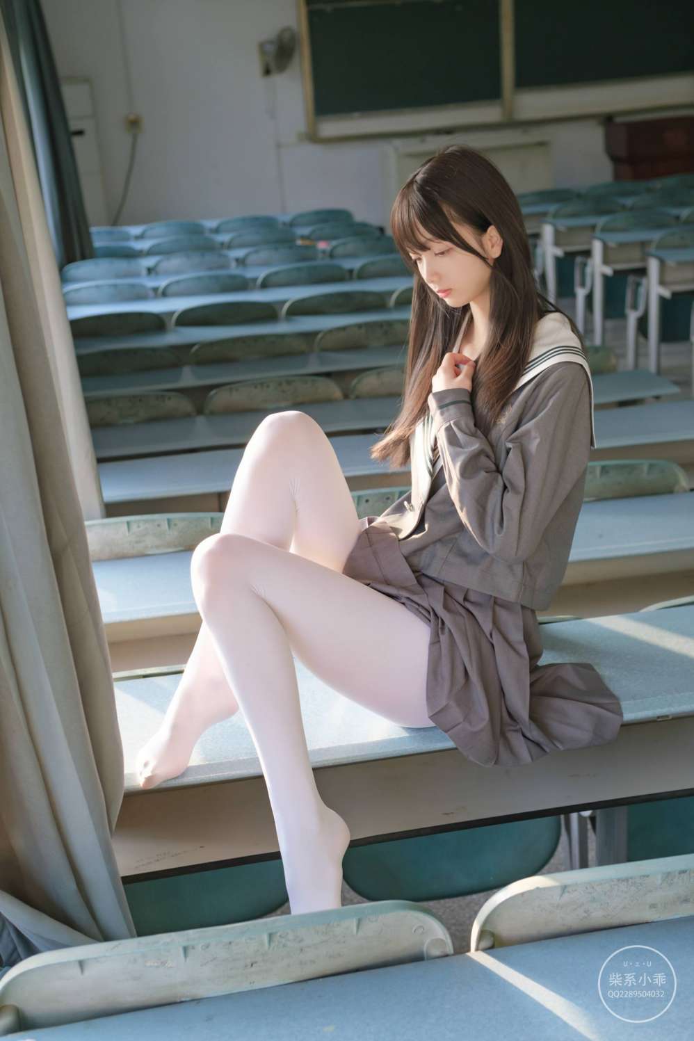 图片[5]-白丝清纯少女真的太可爱了【60P】20001-美色吧