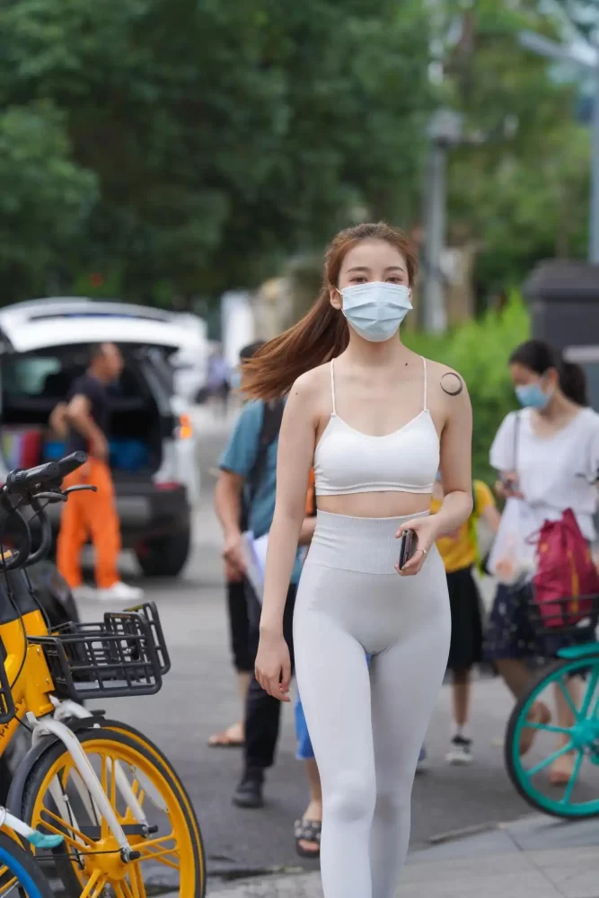 灰色瑜伽裤女孩 J1323 723P4V-17.9GB-美色吧