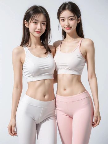 图片[18]-AI瑜伽裤清纯妹子系列图-美色吧