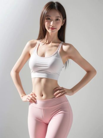 图片[17]-AI瑜伽裤清纯妹子系列图-美色吧