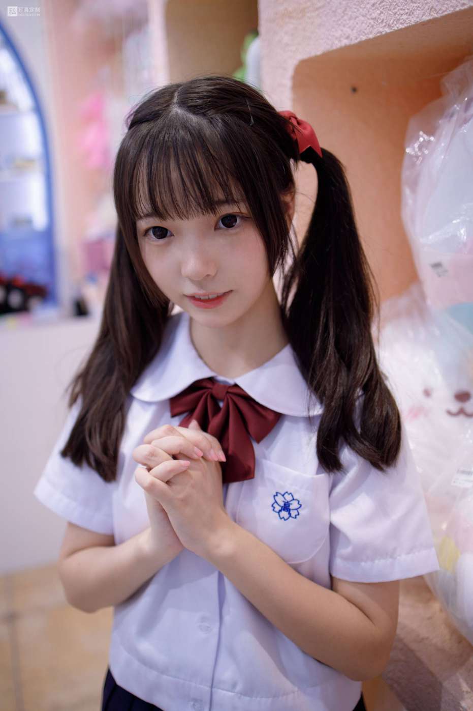 图片[4]-眼神好清澈的双马尾白丝女孩【75P】20019-美色吧